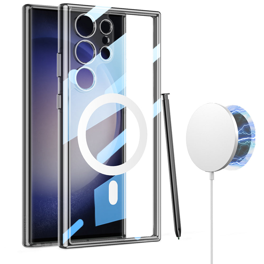 Magnetic Magsafe High Quality Clear Case for Samsung Galaxy S23 Ultra