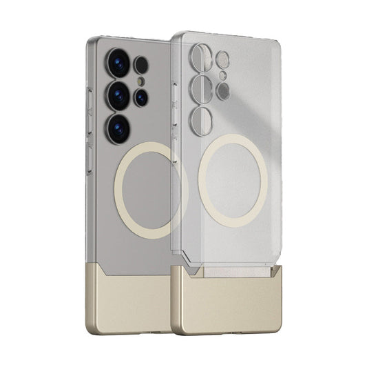 Double Tone Translucent Matte Magsafe Case for Galaxy S24 Ultra
