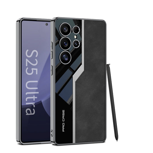 Alcantara Leather Business Style Case for Galaxy S25 Ultra