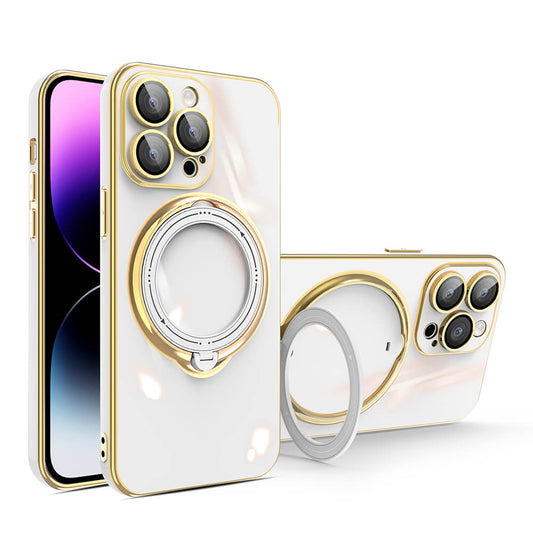 Magnetic Plated Magsafe Lens Protector Film Case for iPhone