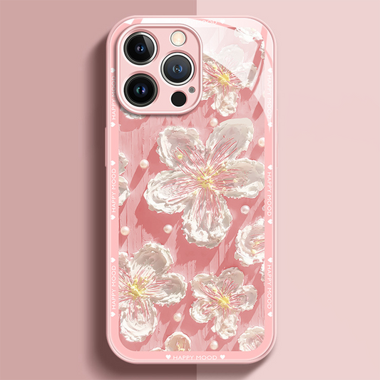 Ins New Oil Painting Flower iPhone Case