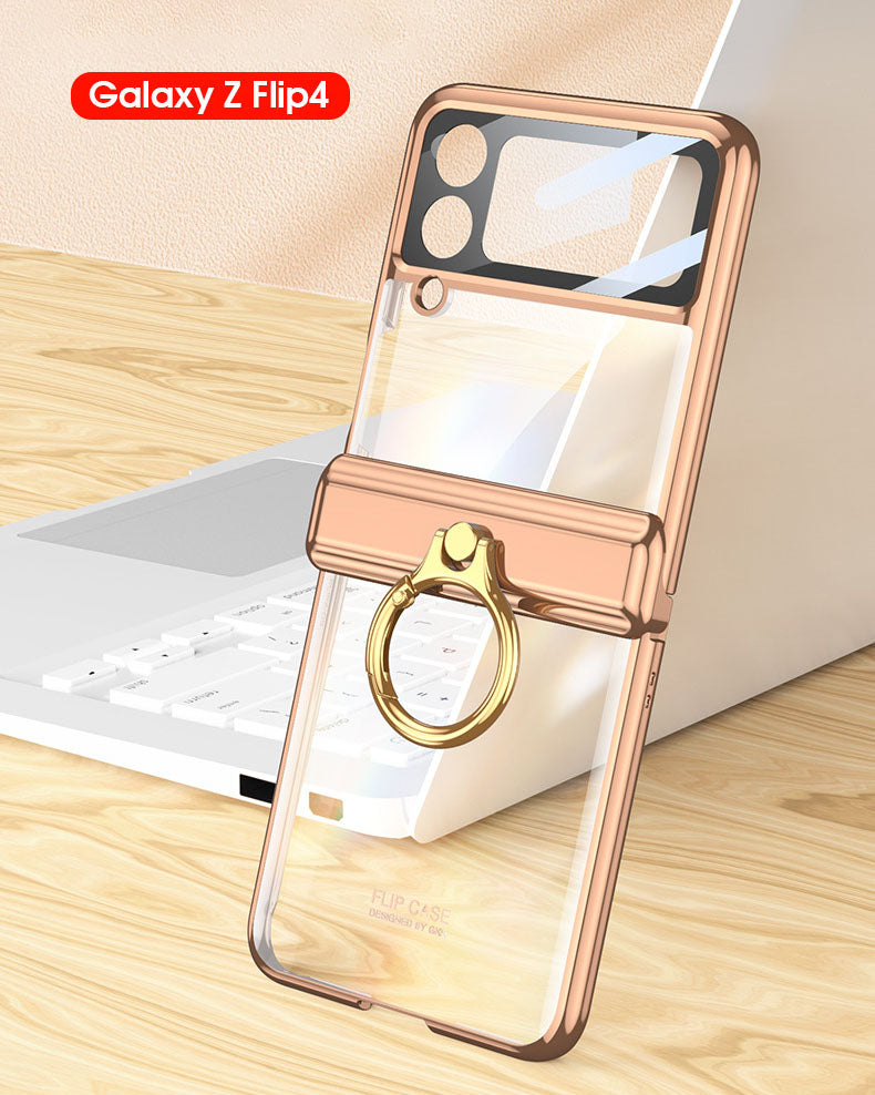 Phantom Plating Ring Stand Samsung Galaxy Z Flip4 Folding Case