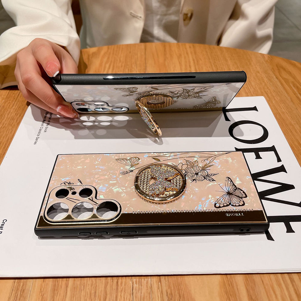 Luxury Diamond Stand For Samsung Galaxy S23ultra Case