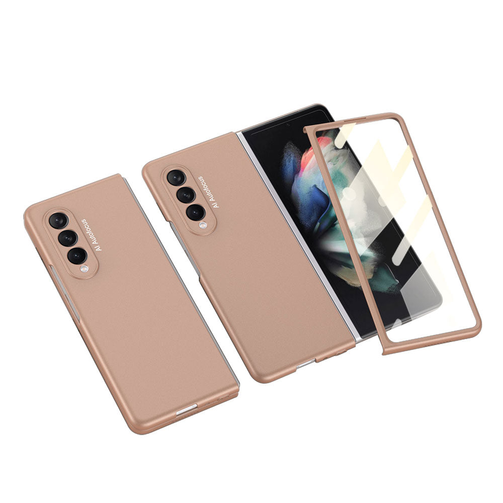 Frosted Ultra-thin Tempered Film Integration Case for Galaxy Z Fold3