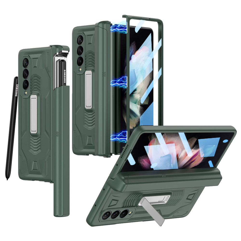Magnetic Hinge Armor Bracket Slide S Pen Slot Cover for Samsung Galaxy Z Fold3