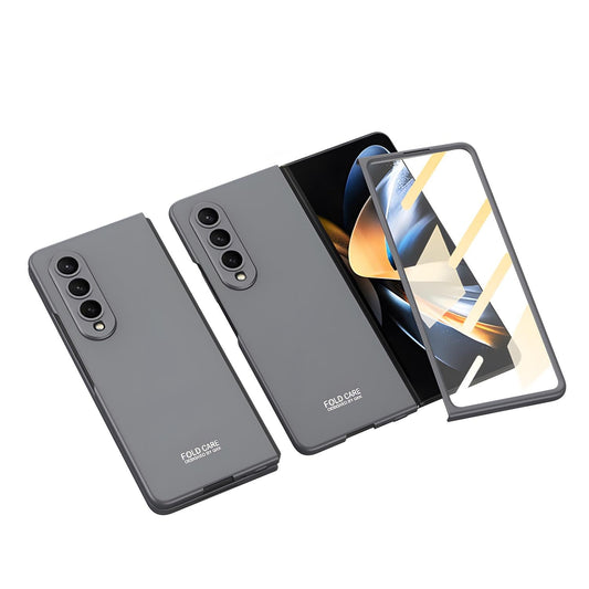 Frosted Ultra-thin Tempered Film Integration Case for Galaxy Z Fold4