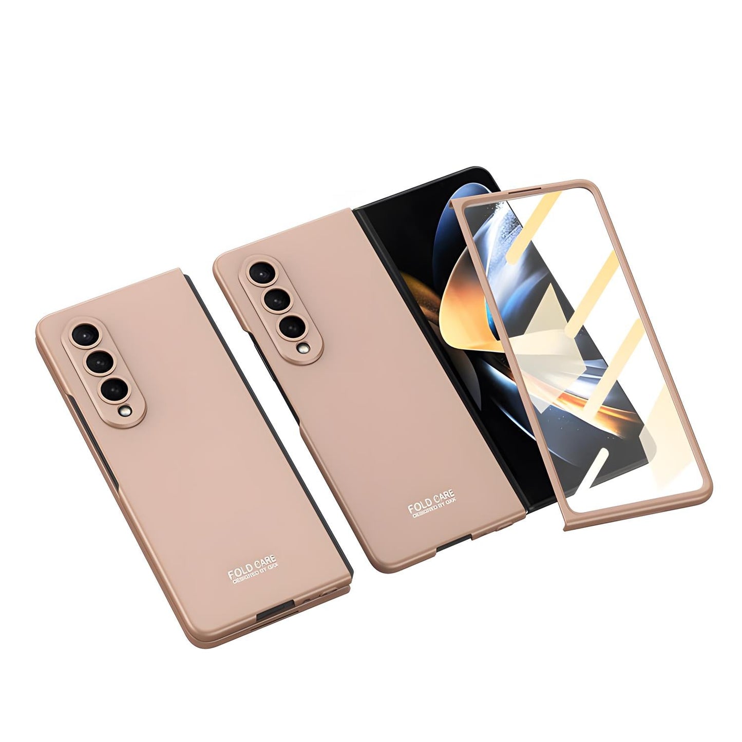 Frosted Ultra-thin Tempered Film Integration Case for Galaxy Z Fold4