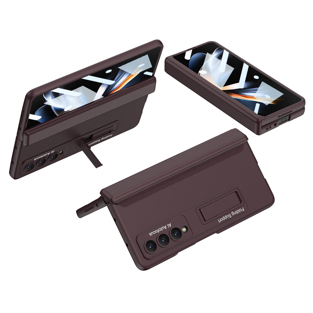 Galaxy Z Fold4 | HD Film | Magnetic Hinge Stand Cover