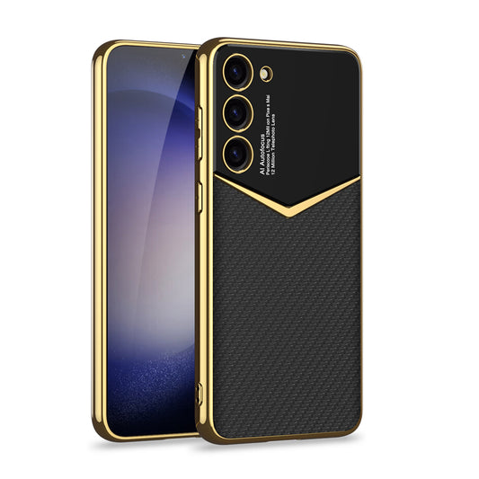 Electroplated Leather Samsung Galaxy S23 Plus Phone Case