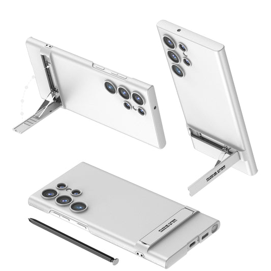 3 Level Adjustable Holder Ultra-thin Matte Case for Samsung Galaxy S23 Ultra / S23 Plus / S23