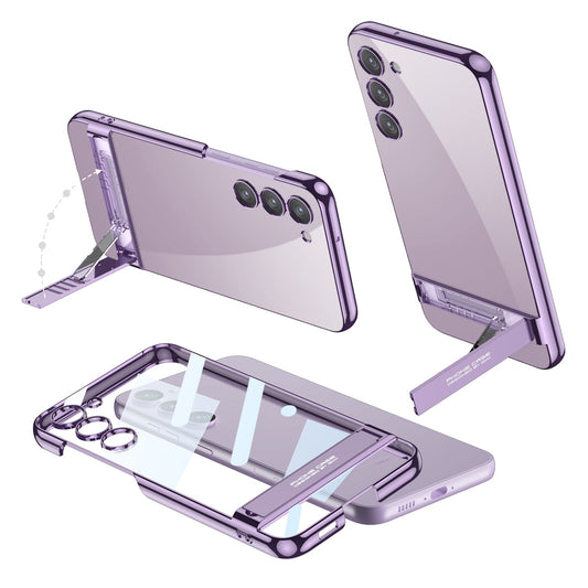 3 Level Adjustable Holder Plating Case for Samsung Galaxy S23 Plus