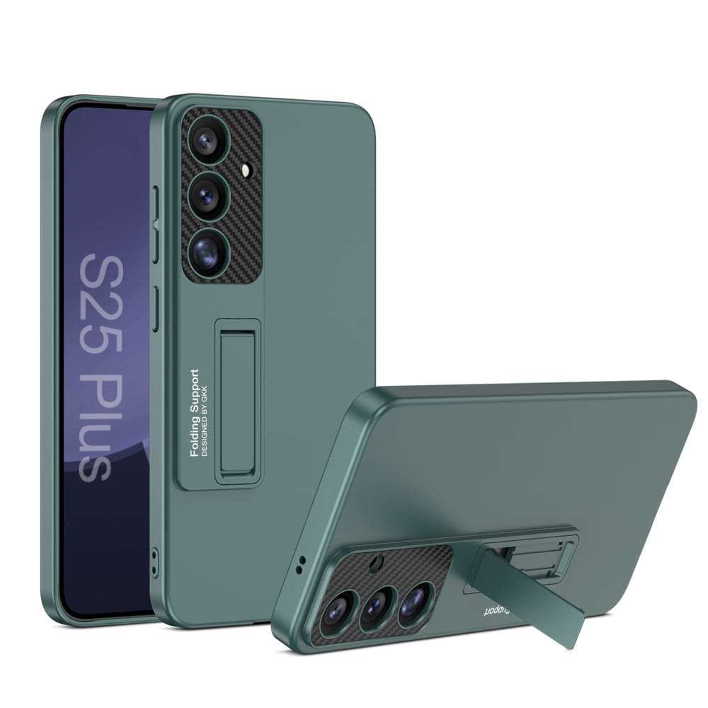 Magnetic Holder Ultra-thin Matte Phone Case for Samsung Galaxy S25 Plus