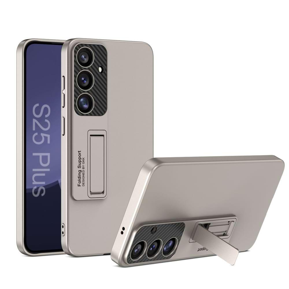 Magnetic Holder Ultra-thin Matte Phone Case for Samsung Galaxy S25 Plus
