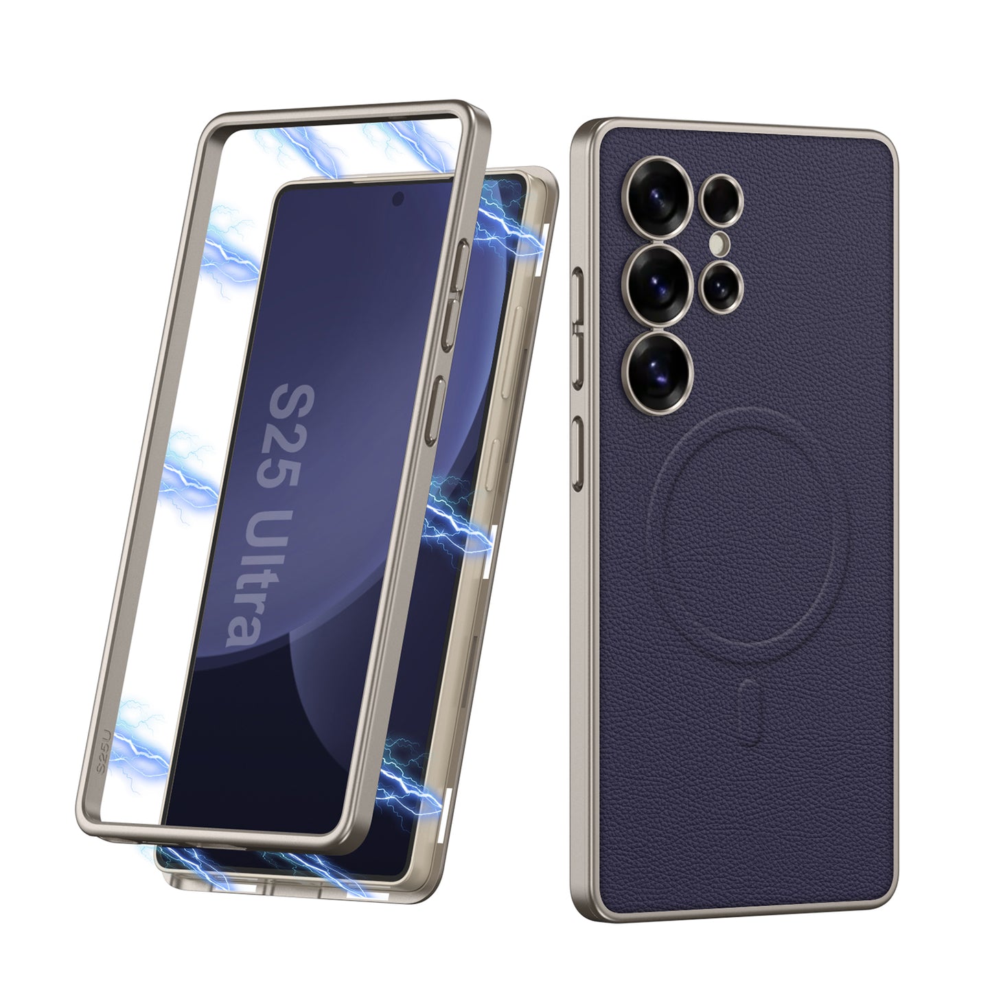 Magnetic 2 in 1 Shockproof Phone Case For Samsung Galaxy S25 Ultra