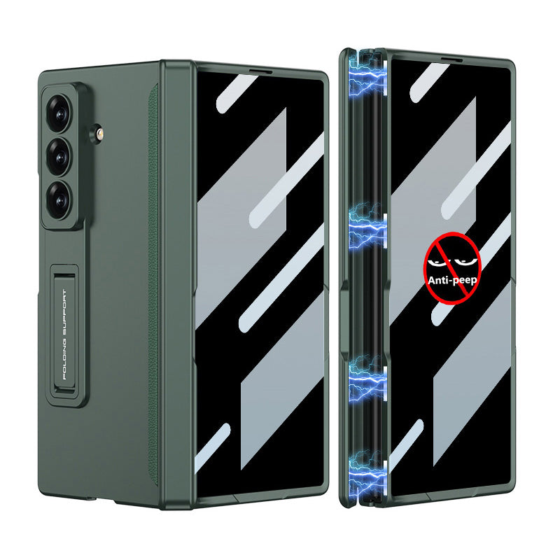Magnetic Hinge Stand Anti-peep/HD Screen integrated Case for Galaxy Z Fold 7/6/5/4/3