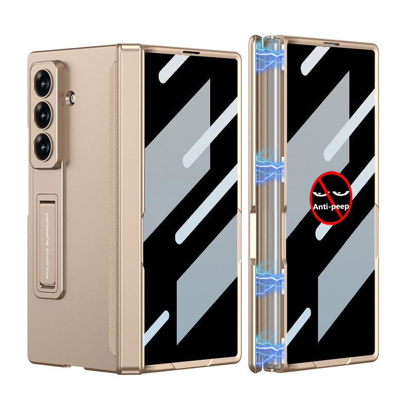 Magnetic Hinge Stand Anti-peep/HD Screen integrated Case for Galaxy Z Fold 7/6/5/4/3