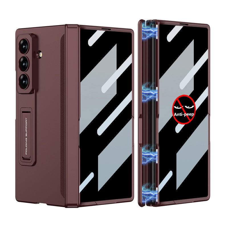 Magnetic Hinge Stand Anti-peep/HD Screen integrated Case for Galaxy Z Fold 7/6/5/4/3