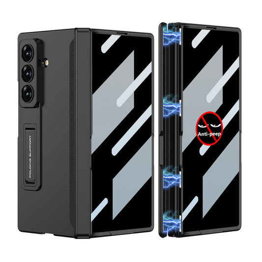 Magnetic Hinge Stand Anti-peep/HD Screen integrated Case for Galaxy Z Fold 7/6/5/4/3