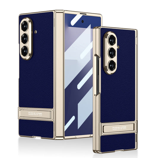 Electroplated Magnetic Hinge Holder Film Integration Case for Galaxy Z Fold7