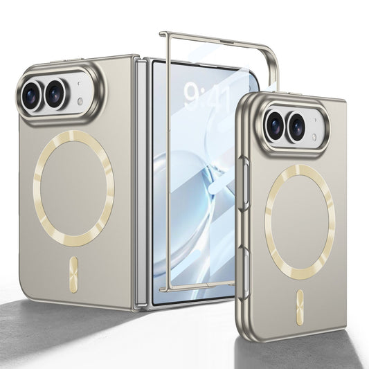 iPhone Ultra | Slim Full‑Coverage Phone Case Built-in Tempered Glass Film & Magnetic Ring