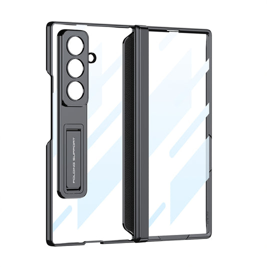 Samsung Galaxy Z Fold7 | Hinge Coverage Protective Cover Built-in Kickstand & Screen Protector