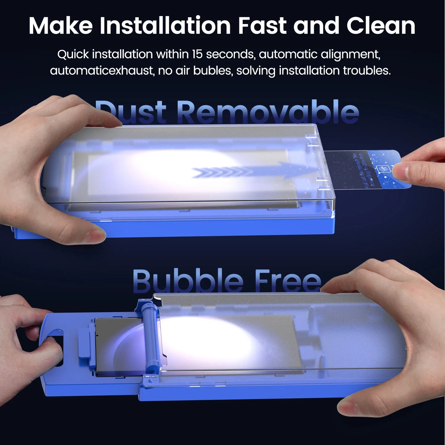 2PS/Set Samsung 24U/S23/22/21+ Curved 2.5D Radian Anti-Peeping Privacy Protector Dust-Free Full-Screen Protector