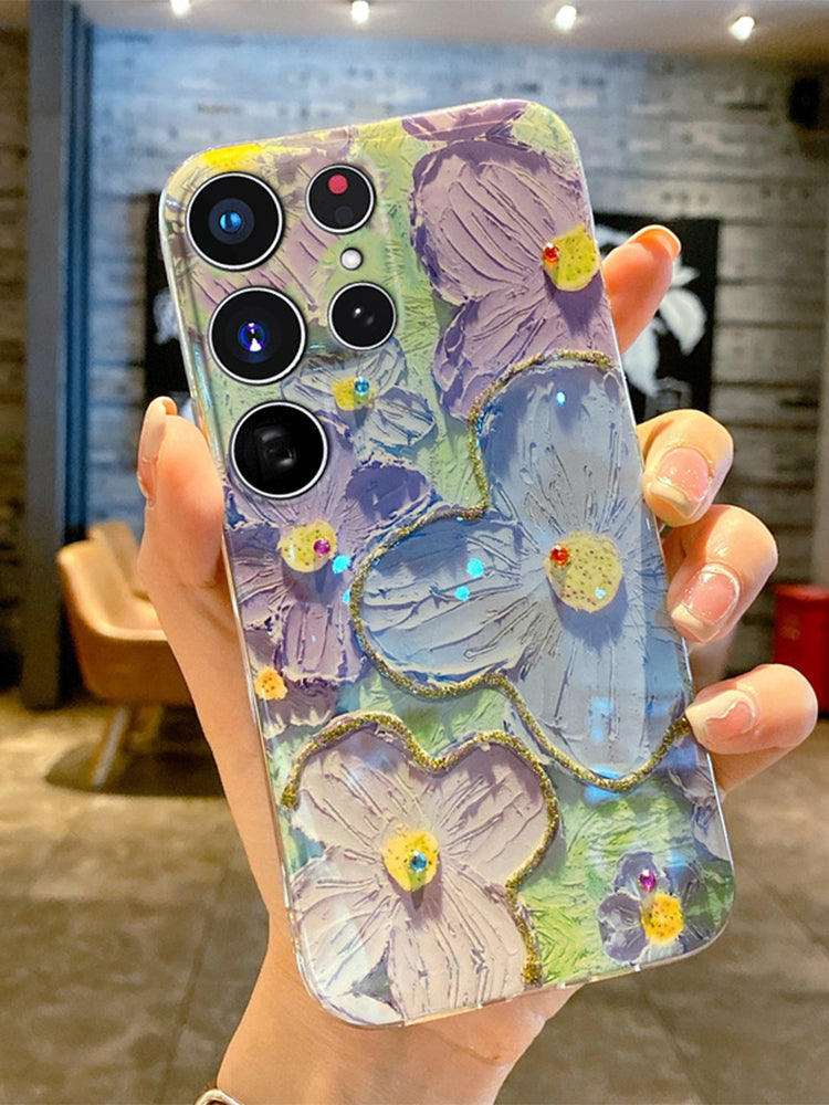 Oil Painting Flower Samsung/iPhone Case