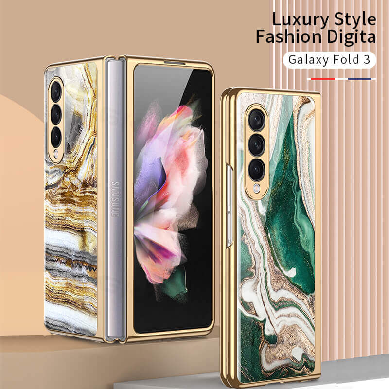 Dealggo | Limited Edition Tempered Glass Case for Samsung Galaxy Z Fold 4 3 2 1