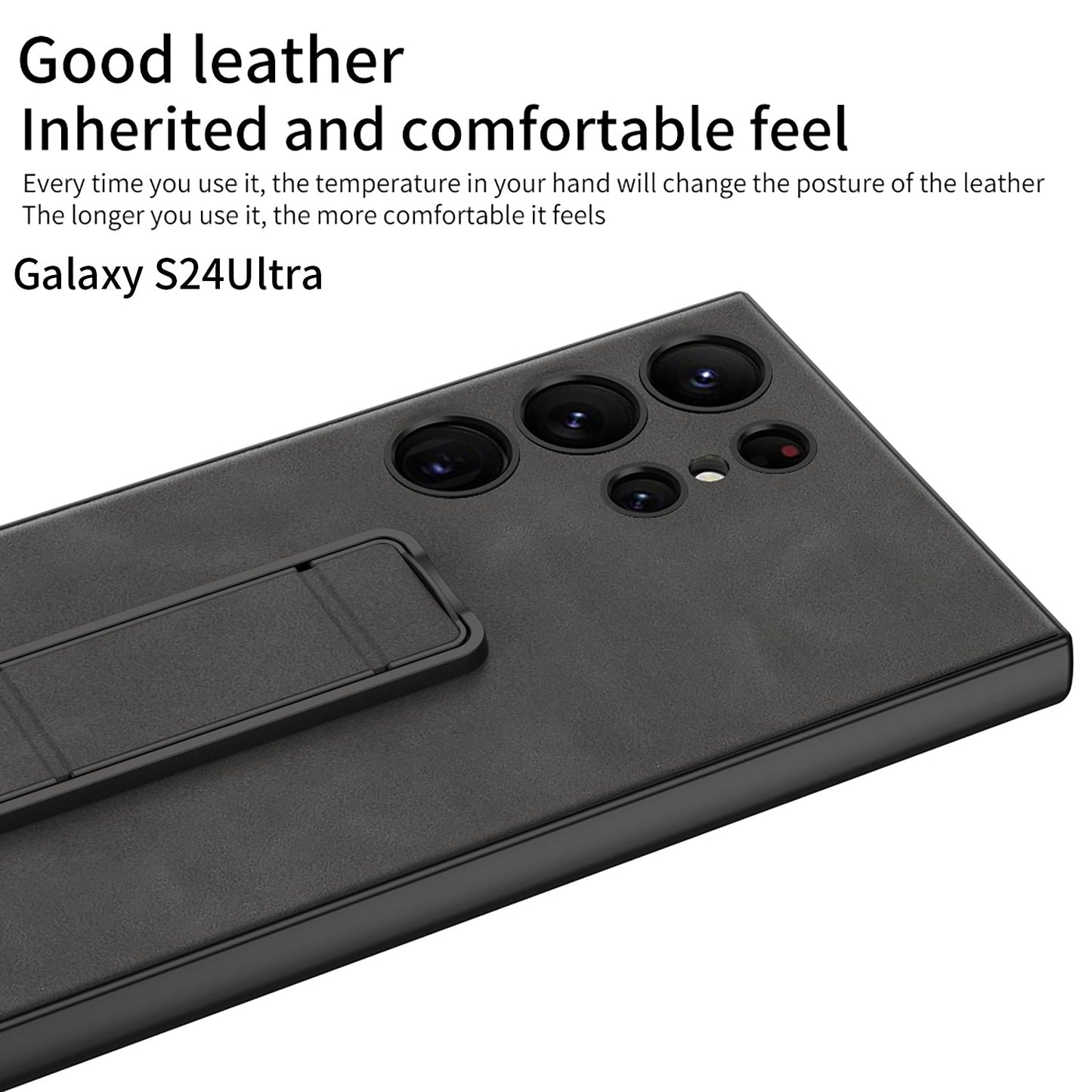 Galaxy S24/S23 Ultra S24Plus S24 Case - Leather & Holder