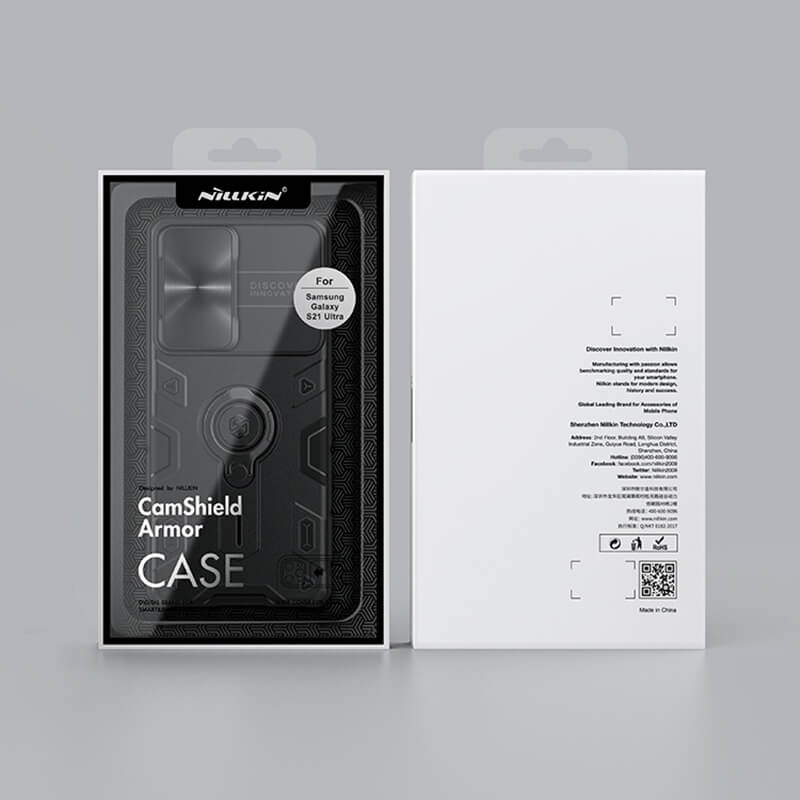 2021 Luxury Shockproof Armor Camera Protective Case For Samsung