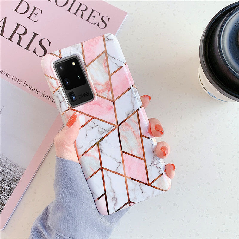 2021 Newest Colorful marble Case For Samsung - Dealggo.com