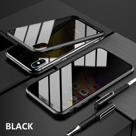2021 Double-Sided Protection Anti-Peep Tempered Glass Cover For iPhone XS Max/XS/X/XR - Dealggo.com