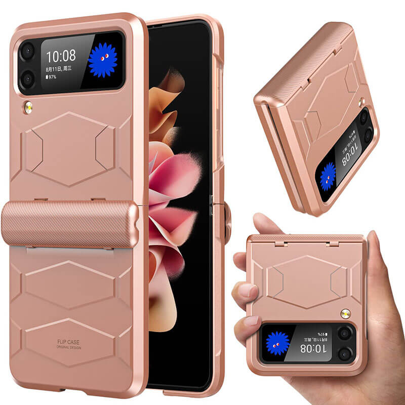 Armor Shockproof Hinge Protective Case Compatible for Samsung Galaxy Z Flip 3 5G - GiftJupiter