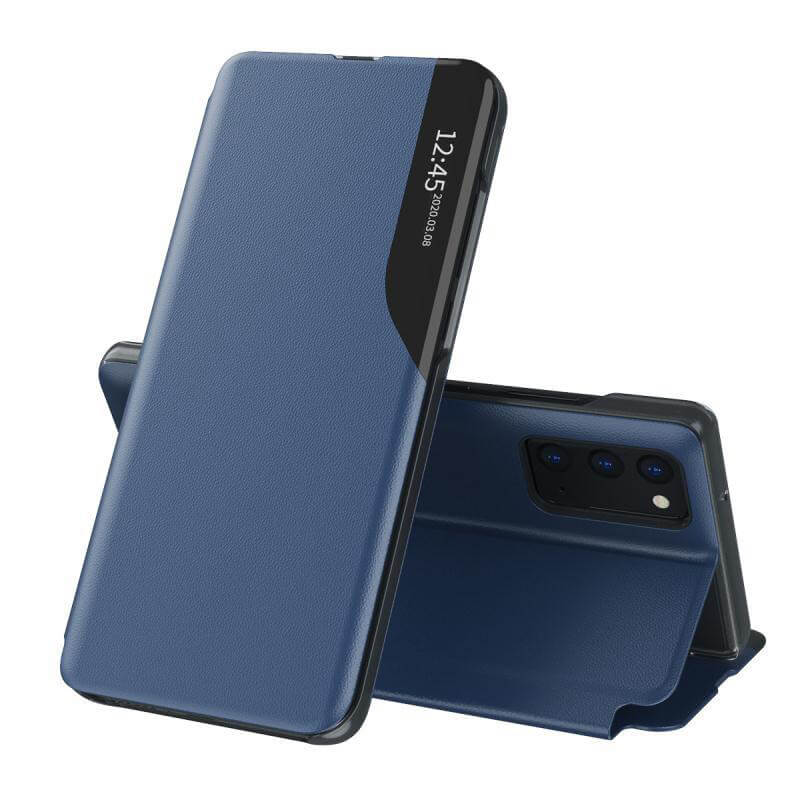 Samsung Smart View Flip Case Luxury Magnetic Leather Kickstand Window Shockproof Cover - Dealggo.com