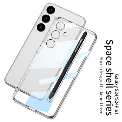 Ultra-thin Galaxy S24/S23 Ultra S24Plus S24 Clear Case with Pen