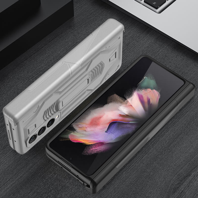 Magnetic Armor All-inclusive Hinge Holder Case For Samsung Galaxy Z Fold3 5G