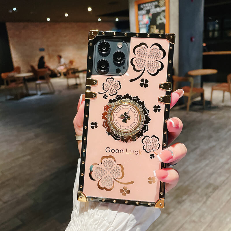 2021 Luxury Four-leaf Clover Fashion Case For iPhone 13 12 11 X XS MAX - Dealggo.com