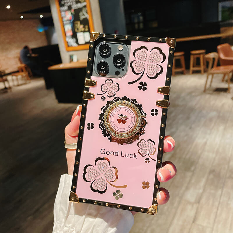 2021 Luxury Four-leaf Clover Fashion Case For iPhone 13 12 11 X XS MAX - Dealggo.com