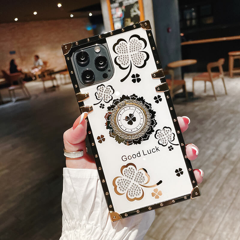 2021 Luxury Four-leaf Clover Fashion Case For iPhone 13 12 11 X XS MAX - Dealggo.com