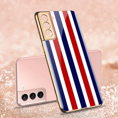 2021 Fashion Plating Pattern Camera All-inclusive Electroplating Process Case For Samsung S21 Ultra S21 Plus S21