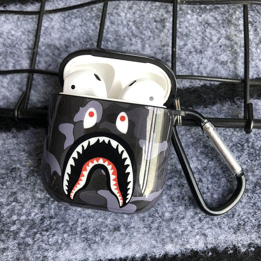 Shark Teeth Fashion Case with Key Ring For AirPods - Dealggo.com