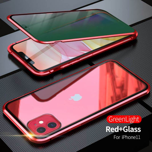 2021 Double-Sided Protection Anti-Peep Tempered Glass Cover For iPhone 11 Series - Dealggo.com