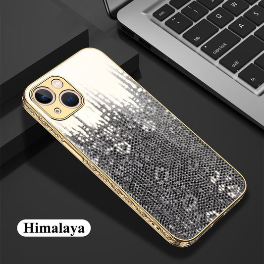 Dealggo | Baroque python Tempered Glass iPhone 13 12 11 Pro Max Cases