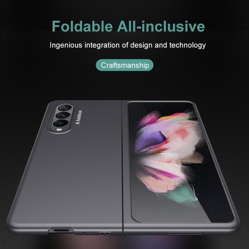 2021 Newest All-inclusive Hard Protection Ultra-thin Armor Matte Case For Samsung Galaxy Z Fold 3 W22 and Flip 3 - GiftJupiter