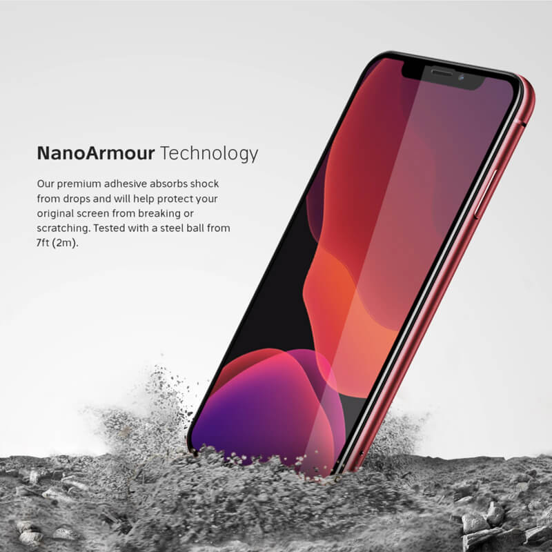 iPhone 11 Series | Screen Protector Edge-to-Edge Anti-Microbial Anti-Static Technology