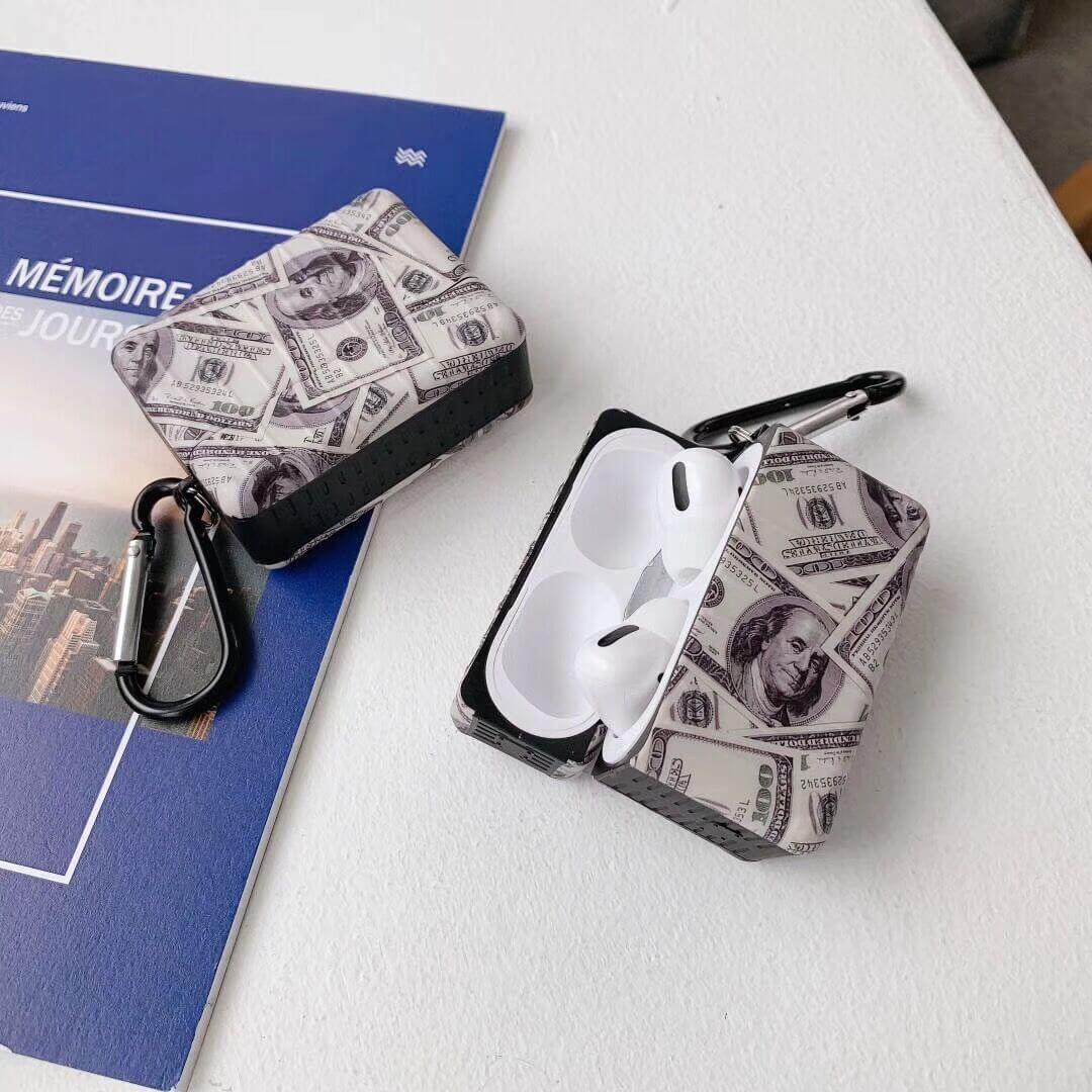 2021 New Dollar Square Suitcase Case For AirPods - Dealggo.com