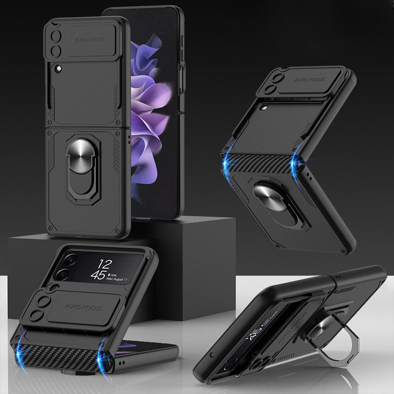 NEWEST Drop Tested Cover With Kickstand Protective Case for Samsung Galaxy Z Flip4 5G