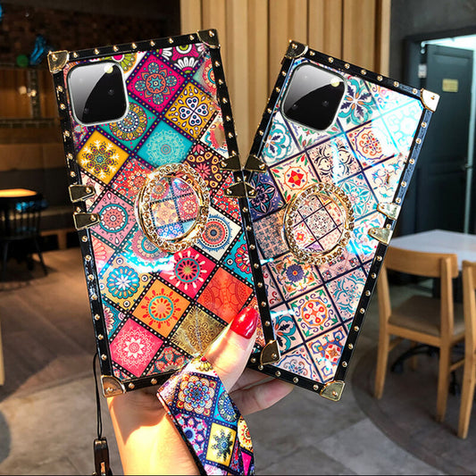 High Quality Bohemian Lanyard Ring Case For iPhone - Dealggo.com