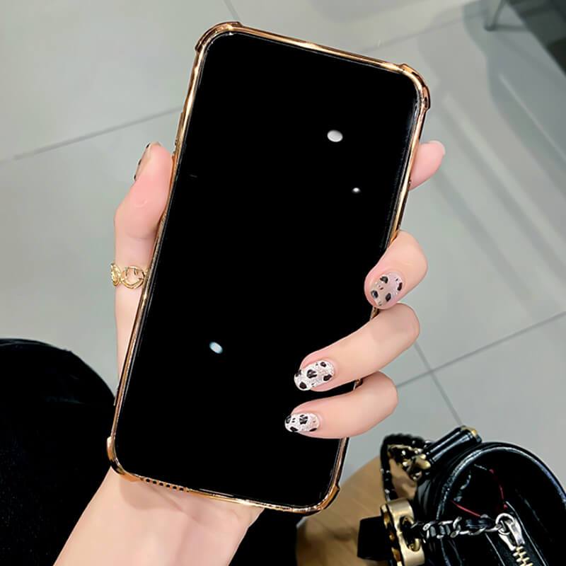 Luxury Electroplated Gold Plating Glitter Case with Ring Holder For iPhone 12Pro MAX 11 Pro XS MAX XR 7 8 Plus - Dealggo.com