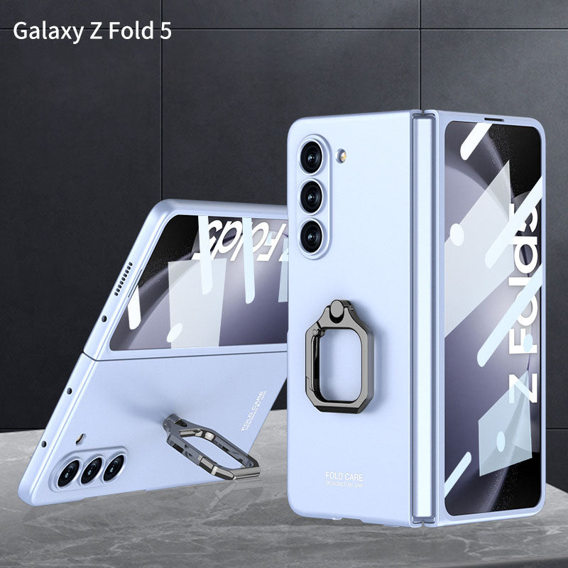 The Square Ring Anti-fall Protective Case For Samsung Galaxy Z Fold5